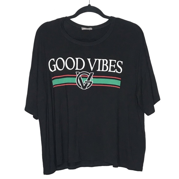 Sans Souci Tops - San Souci GOOD VIBES Graphic Tee
